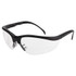 MCR Safety Klondike® KD1 Series Protective Eyewear, Clear Polycarbonate Lens, UV-AF® Anti-Fog, Black Nylon Frame