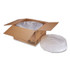 WNA, INC. A18PETDM Caterline Dome Lids, 18" Diameter x 2.75" h, Clear, Plastic, 25/Carton