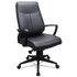 THE RAYNOR GROUP, INC. Tempur-Pedic® by TP300 300 Leather High-Back Chair, Supports Up to 250 lb, 19.57" to 22.56" Seat Height, Black