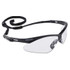 Ansell KleenGuard™ V30 Nemesis™ Safety Glasses, Clear, Polycarbonate Lens, Anti-Fog, Black Frame/Temples, Nylon