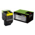 LEXMARK INT'L, INC. 70C0XYG 70C0XYG Return Program Extra High-Yield Toner, 4,000 Page-Yield, Yellow, TAA Compliant