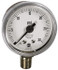 Ametek 110794A Pressure Gauge: 2-1/2" Dial, 1/4" Thread, Lower Mount