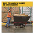 RUBBERMAID COMMERCIAL PROD. 1305 BLA 0.5 cu yd BRUTE Rotomolded Tilt Truck, 850 lb Capacity, Black