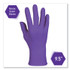 KIMBERLY CLARK Kimtech™ 55083CT PURPLE NITRILE Exam Gloves, 242 mm Length, Large, Purple, 1,000/Carton