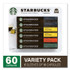 STARBUCKS COFFEE COMPANY By NESPRESSO® 22001153 Pods Variety Pack, Blonde Espresso/Colombia/Espresso/Pikes Place, 60 Pods/Pack