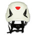 3M/COMMERCIAL TAPE DIV. X5001ANSI SecureFit X5000 Series Safety Helmet, 6-Point Pressure Diffusion Ratchet Suspension, White