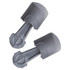 3M™ Pistonz™ Earplug, Polyurethane, Gray, Thumb-Grip, Uncorded
