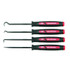 Mayhew™ Mayhew™ Tools 4 Pc. Dominator Mini Hook & Pick Set, Straight,  45° Double Angled Hook, 90° Angled Hook, Curved Hook