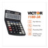 VICTOR TECHNOLOGY LLC 1180-3A 1180-3A Antimicrobial Desktop Calculator, 12-Digit LCD