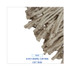 BOARDWALK CM22024 Mop Head, Lie-Flat Head, Cotton Fiber, 24 oz., White, 12/Carton