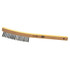 ORS Nasco Anchor Brand Hand Scratch Brush, 14 in L, 4 x 18 Rows,Steel Bristles, Curved Handle