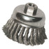 ORS Nasco Anchor Brand Knot Wire Cup Brush, 6 in Dia, 5/8-11 Arbor, .025 in Carbon Steel