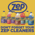 ZEP INC. Commercial® HDPRO36EA Professional Spray Bottle with Trigger Sprayer, 32 oz Bottle, Clear