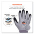 TENACIOUS HOLDINGS, INC. ergodyne® 17932 ProFlex 7501-CASE Coated Waterproof Winter Gloves, EN388: 2131X, 10" Long, Small, Gray, 144 Pairs/Carton