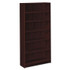 HON COMPANY 1876N 1870 Series Bookcase, Six-Shelf, 36w x 11.5d x 72.63h, Mahogany