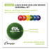 CHAMPION SPORT Sports RXD6SET Rhino Skin Dodge Ball Set, 6" Diameter, Assorted Colors, 6/Set