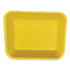 GEN 8PYEL Meat Trays, #8P, 10.8 x 8.82 x 1.5, Yellow, Foam, 200/Carton