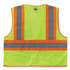 TENACIOUS HOLDINGS, INC. ergodyne® 21325 GloWear 8230Z Class 2 Two-Tone Mesh Zipper Vest, Polyester, Large/X-Large, Lime