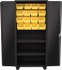 Jamco HY236-BL Bin Storage Cabinet: 36" Wide, 24" Deep, 78" High