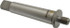 Accupro EMT238000 Threaded Drill Chuck Arbor: 3/8-24 Threaded Mount, 2MT Shank Taper