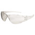 MCR Safety CK110AF Checkmate Safety Glasses, Clear Lens, Polycarbonate, Anti-Fog, Clear Frame