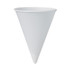 DART SOLO® 4BR Cone Water Cups, 4 oz, Paper, White, 200/Pack