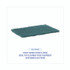 BOARDWALK 186 Heavy-Duty Scouring Pad, 6 x 9, Green, 15/Carton