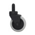 RUBBERMAID COMMERCIAL PROD. FG7570L20000 Replacement Bayonet-Stem Swivel Casters, Grip Ring Stem, 3" Soft Rubber Wheel, Black