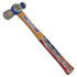 Vaughan® Commercial Ball Pein Hammer, Hickory Handle, 12 in, Forged Steel 12 oz Head