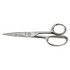 Apex Tool Group Crescent/Wiss® Inlaid® Industrial Shears with Enlarged Lower Ring, 8.125 in OAL, Silver, Sharp