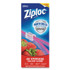 SC JOHNSON Ziploc® 316489 Slider Storage Bags, Gallon, 9.5" x 2.63" x 10.56", Clear, 9/Carton