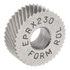 MSC EPRX230 Standard Knurl Wheel: 1/2" Dia, 90 ° Tooth Angle, 30 TPI, Diagonal, Cobalt