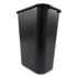 RUBBERMAID COMMERCIAL PROD. 295700BK Deskside Plastic Wastebasket, 10.25 gal, Plastic, Black