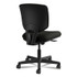 HON COMPANY 5703SB11T Volt Series Leather Task Chair with Synchro-Tilt, Supports Up to 250 lb, 18" to 22.25" Seat Height, Black