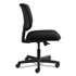 HON COMPANY 5703SB11T Volt Series Leather Task Chair with Synchro-Tilt, Supports Up to 250 lb, 18" to 22.25" Seat Height, Black