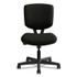 HON COMPANY 5703SB11T Volt Series Leather Task Chair with Synchro-Tilt, Supports Up to 250 lb, 18" to 22.25" Seat Height, Black