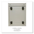 ALERA PBFFPY File Pedestal with Full-Length Pull, Left or Right, 2 Legal/Letter-Size File Drawers, Putty, 14.96" x 19.29" x 27.75"