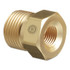 Western Enterprises CO2 Regulator Inlet Nut, Carbon Dioxide (CO2), Brass, CGA-320