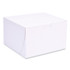 SOUTHERN CHAMPION TRAY SCT® 1545 Bakery Boxes, Standard, 8 x 8 x 5, White, Paper, 100/Carton