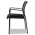 ALERA EK43ME10B Alera Eikon Series Stacking Mesh Guest Chair, 20.86" x 24.01" x 33.07", Black Seat, Black Back, Black Base, 2/Carton
