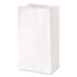 ROSS & WALLACE PAPER PRODUCTS, INC. GW20500 Grocery Paper Bags, 20# Size, 40# Basis Weight, 8.25" x 5.25" x 16.13", White, 500/Bundle