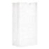ROSS & WALLACE PAPER PRODUCTS, INC. GW20500 Grocery Paper Bags, 20# Size, 40# Basis Weight, 8.25" x 5.25" x 16.13", White, 500/Bundle