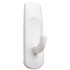 3M/COMMERCIAL TAPE DIV. Command™ 17001ES Medium Utility Hooks, Plastic, White, Supports 3 lb, 2/Pack