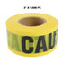 GREAT NECK SAW MFG. 10379 Caution Safety Tape, Non-Adhesive, 3" x 1,000 ft, Yellow