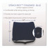 CORE PRODUCTS INTERNATIONAL, INC 400NAVY Sitback Standard Lumbar Back Support , 13 x 14, Blue