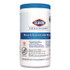 CLOROX SALES CO. Healthcare® 35309CT Bleach Germicidal Wipes, 1-Ply, 6.75 x 9, Unscented, White, 70/Canister, 6 Canisters/Carton