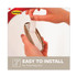 3M/COMMERCIAL TAPE DIV. Command™ 17053BNES Large Traditional Decorative Hooks, Metal, Brushed Nickel, Supports 5 lb