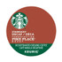 STARBUCKS COFFEE COMPANY 011111161 Pike Place Decaf Coffee K-Cups Pack, 24/Box