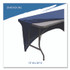 ICEBERG ENTERPRISES 16526 iGear Fabric Table Cover, Polyester/Spandex, 30 "x 72", Blue