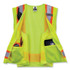 TENACIOUS HOLDINGS, INC. ergodyne® 24079 GloWear 8248Z Class 2 Two-Tone Surveyors Zipper Vest, Polyester, 4X-Large/5X-Large, Lime